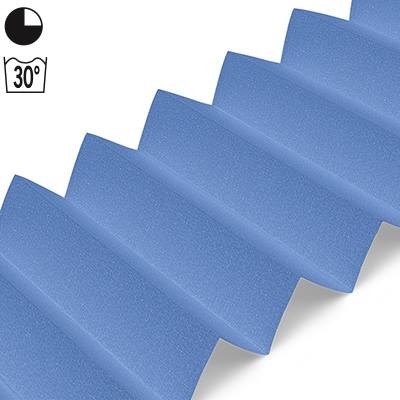 Muster Stoff Blau blickdicht B0088