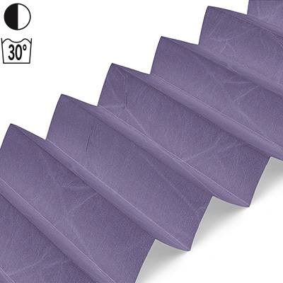 Muster Stoff Violett blickdicht crush B0106