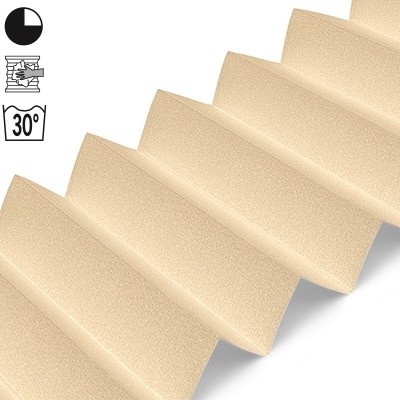 Muster Stoff Beige blickdicht perlmutt B0038